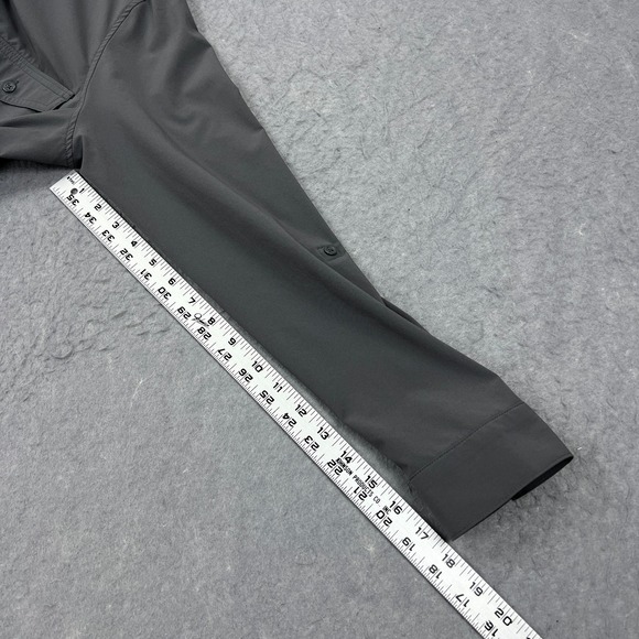 Eddie Bauer Shirt Women's Medium Gray Travex Performance Long Sleeve Outdoor - Picture 5 of 10